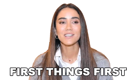 First Things First Tamara Kalinic Sticker - First Things First Tamara Kalinic First Of All Stickers
