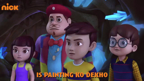 Is Painting Ko Dekho Look At This Painting GIF - Is Painting Ko Dekho Look  At This Painting Rudra - Discover & Share GIFs