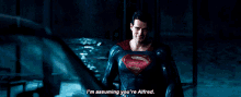 Superman Justice League GIF - Superman Justice League Alfred Pennyworth GIFs