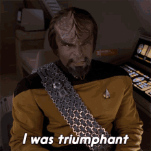 I Was Triumphant Worf GIF - I Was Triumphant Worf Star Trek GIFs