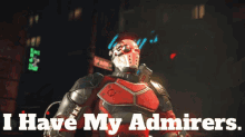 Injustice2 I Have My Admirers GIF - Injustice2 I Have My Admirers Admirers GIFs