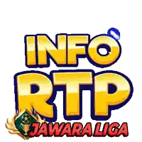 a logo for info rtp jawaraliga with a soccer ball on it