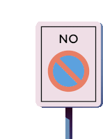 No Sign Sticker