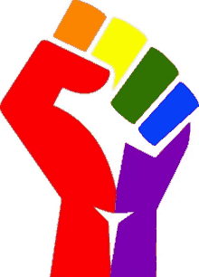 rainbow fist transparent hand fist lgbt pride