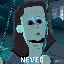 Never Carol Kohl GIF - Never Carol Kohl Carol & The End Of The World GIFs