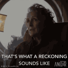 Thats What A Reckoning Sounds Like Star Wars Andor GIF - Thats What A Reckoning Sounds Like Star Wars Andor Thats What Judgement Sounds Like GIFs