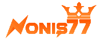 a logo for nonis77 with a crown on top