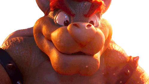 Chuckle Bowser Sticker - Chuckle Bowser The Super Mario Bros Movie Stickers