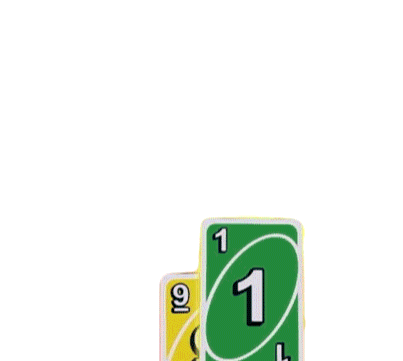 Uno Mattel163games Sticker - Uno Mattel163games Play Green1card Stickers