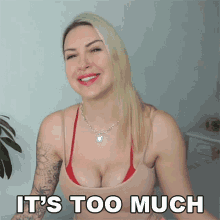 Its Too Much Tracy Kiss GIF - Its Too Much Tracy Kiss Its More Than Enough GIFs