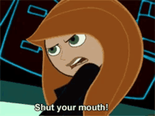 Kim Possible GIF - Kim Possible Shut Your Mouth Mad GIFs