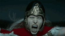 Screaming Shield Maiden GIF - Screaming Shield Maiden The Northman GIFs