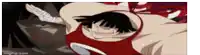 a cartoon of a person in a red tank top with bandages on their hands .