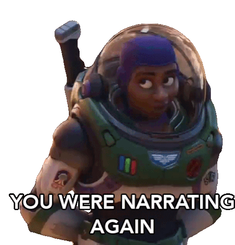 You Were Narrating Again Izzy Hawthorne Sticker - You Were Narrating Again Izzy Hawthorne Lightyear Stickers