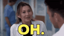 Greys Anatomy Meredith Grey GIF - Greys Anatomy Meredith Grey Oh GIFs