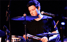 Cory Monteith Glee GIF - Cory Monteith Glee Drums GIFs