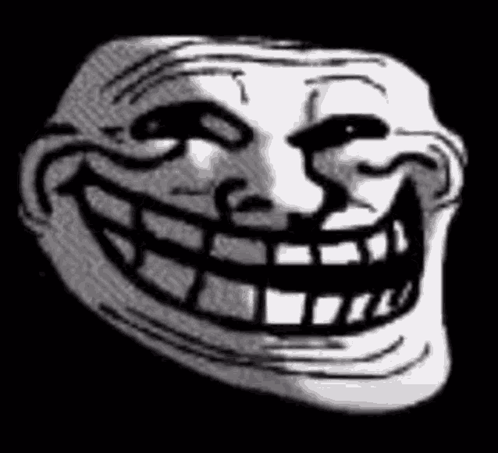 Troll Face Extrmetly Scared And Happy GIF - Troll Face Extrmetly Scared And  Happy - Discover & Share GIFs