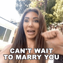 Cant Wait To Marry You Francesca Farago GIF - Cant Wait To Marry You Francesca Farago Cameo GIFs