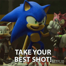Take Your Best Shot Sonic The Hedgehog GIF - Take Your Best Shot Sonic The Hedgehog Sonic Prime GIFs
