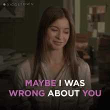 Maybe I Was Wrong About You Pam GIF - Maybe I Was Wrong About You Pam Diggstown GIFs