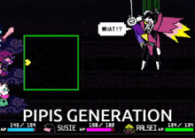 a screenshot of a video game called pipis generation with susie and raulei