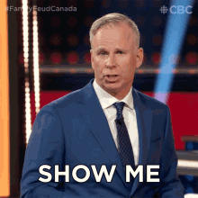 Show Me Gerry Dee GIF - Show Me Gerry Dee Family Feud Canada GIFs
