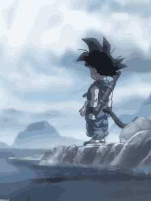 Sadness Goku GIF