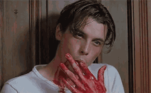 Billy Loomis Scream GIF - Billy Loomis Scream Bloody Hands GIFs