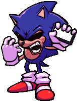 Piracy Sonic Down Pose Sticker