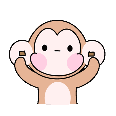 Monkey Animal Sticker - Monkey Animal Listening Stickers