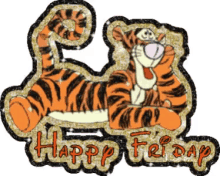 Happy Friday Tigger GIF - Happy Friday Tigger GIFs