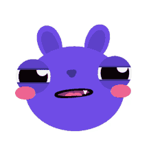 purple cute