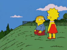 Ralph Rolling Down A Hill GIF - Ralph Rolling Down A Hill Lisa Simpson GIFs