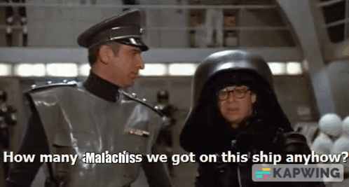 Dark Helmet discovers that he is surrounded by idiots.