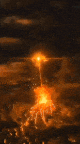 a cartoon drawing of a person flying through the air with flames coming out of their mouth