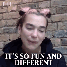 Its So Fun And Different Dua Lipa GIF - Its So Fun And Different Dua Lipa Elle GIFs