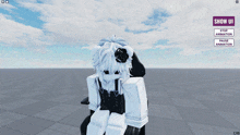 a screenshot of a video game that says show on the top