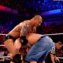 Batista John Cena GIF - Batista John Cena Batista Bomb GIFs