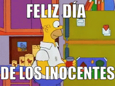 Broma De Bart A Homero En Día De Los Inocentes GIF - Dia De Los Inocentes Los Simpson Explosion GIFs