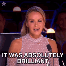 It Was Absolutely Brilliant Amanda Holden GIF - It Was Absolutely Brilliant Amanda Holden Britains Got Talent GIFs
