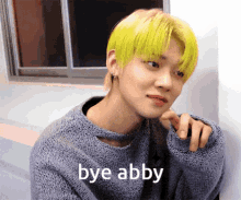 Bye Abby GIF - Bye Abby Yeonjun GIFs