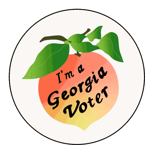 Im A Georgia Voter Vote Georgia Sticker - Im A Georgia Voter Georgia Voter Vote Georgia Stickers