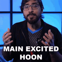 Main Excited Hoon Mohit Israney GIF