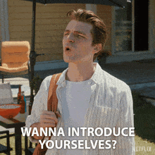 Wanna Introduce Yourselves Will Walter GIF - Wanna Introduce Yourselves Will Walter My Life With The Walter Boys GIFs