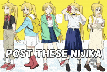 Pose These Nijika Pose This Nijika GIF - Pose These Nijika Pose This Nijika Scroll GIFs