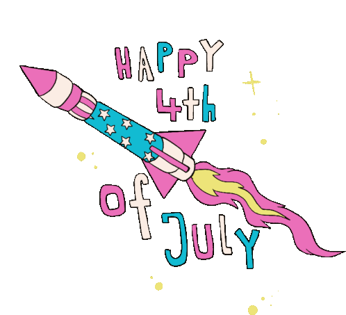 4th Of July July4th Sticker - 4th Of July July4th July Fourth Stickers