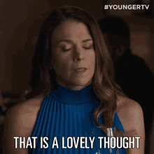 Thats A Lovely Thought Liza Miller GIF - Thats A Lovely Thought Liza Miller Younger GIFs