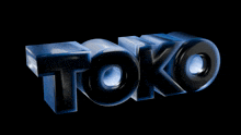 the word tko is displayed in blue and black letters