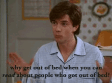 Rich GIF - Why Get Out Of Bed Read That70s Show GIFs