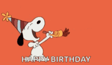 Happy Birthday Celebrate GIF - Happy Birthday Celebrate Snoopy GIFs